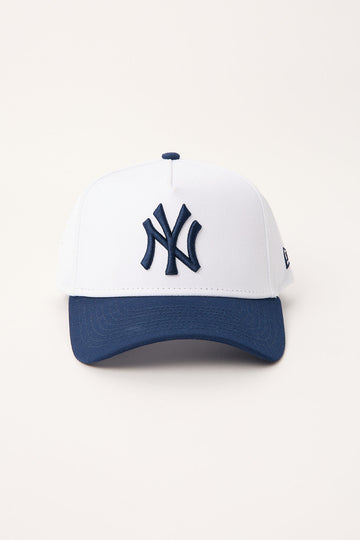 New Era 9Forty A-Frame Chrome Oceanside Repreve New York Yankee Optic White/Oceanside Blue UV