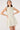 Perfect Stranger Shirred High Neck Mini Dress White Stripe
