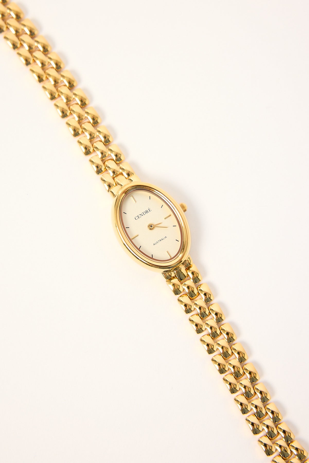 Cendre Phoebe Watch Gold.White