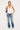 Abrand 00 Super Low Skinny Kick Flare Jean Petra Blue