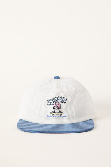 Common Need Euphoria Cord Skate Cap White/Blue