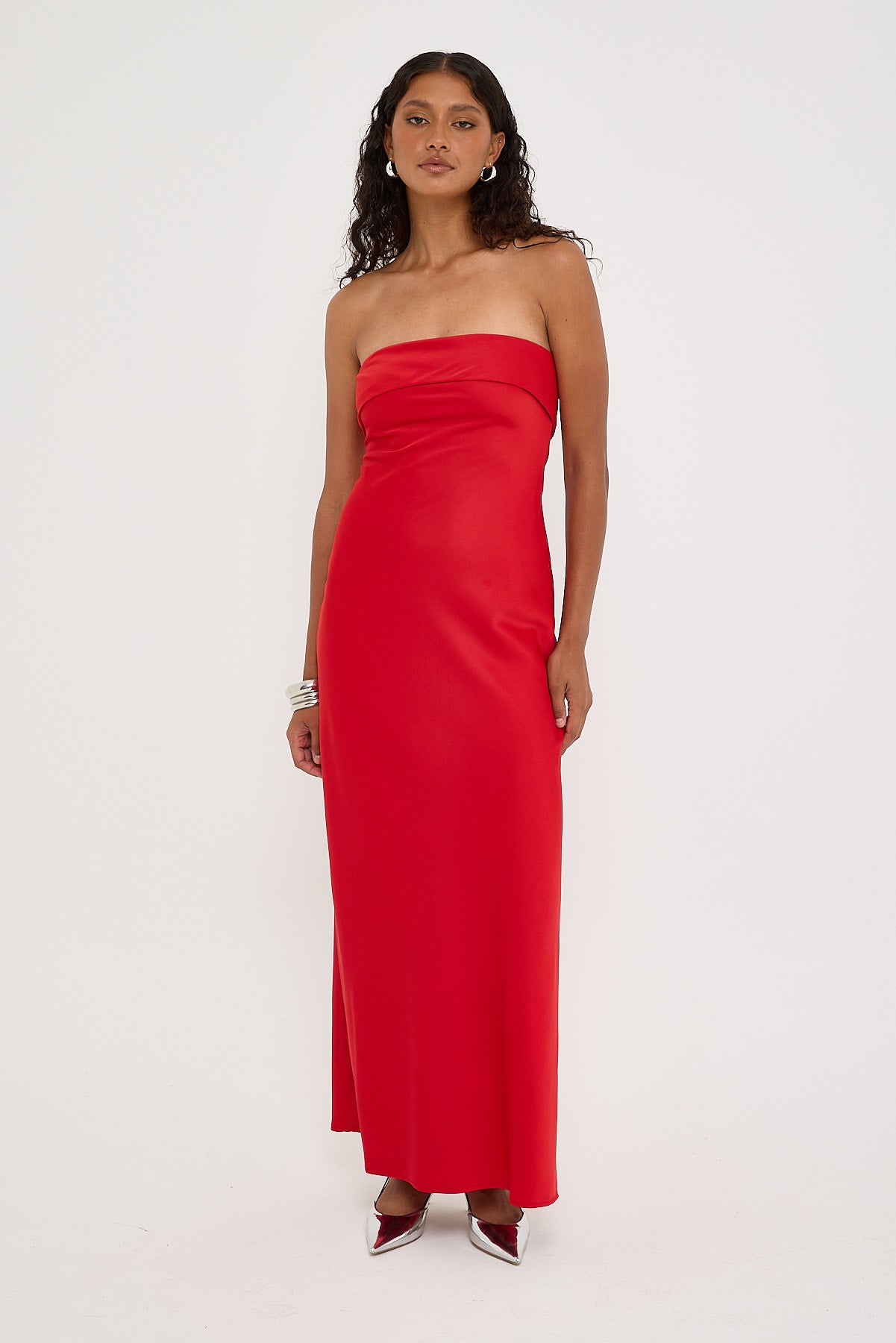 Perfect Stranger Rosewood High Neck Maxi Dress Burgundy – Universal Store