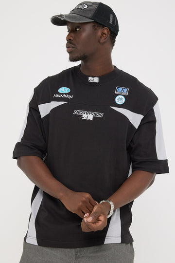 Neovision Interval Street Super Heavy Tee Night Black/Ice Grey