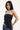 L&t Recycled Strapless Asymmetrical Top Black