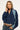 Rusty Two Tides Zip Through Sherpa Fleece Atlantic Blue