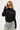 Rusty Sundial Zip Through Skimmer Knit Black