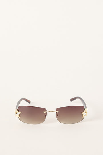 Angels Whisper My Star Sunglasses Brown