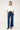 Perfect Stranger High Rise Wide Leg Jean Dark Blue Denim