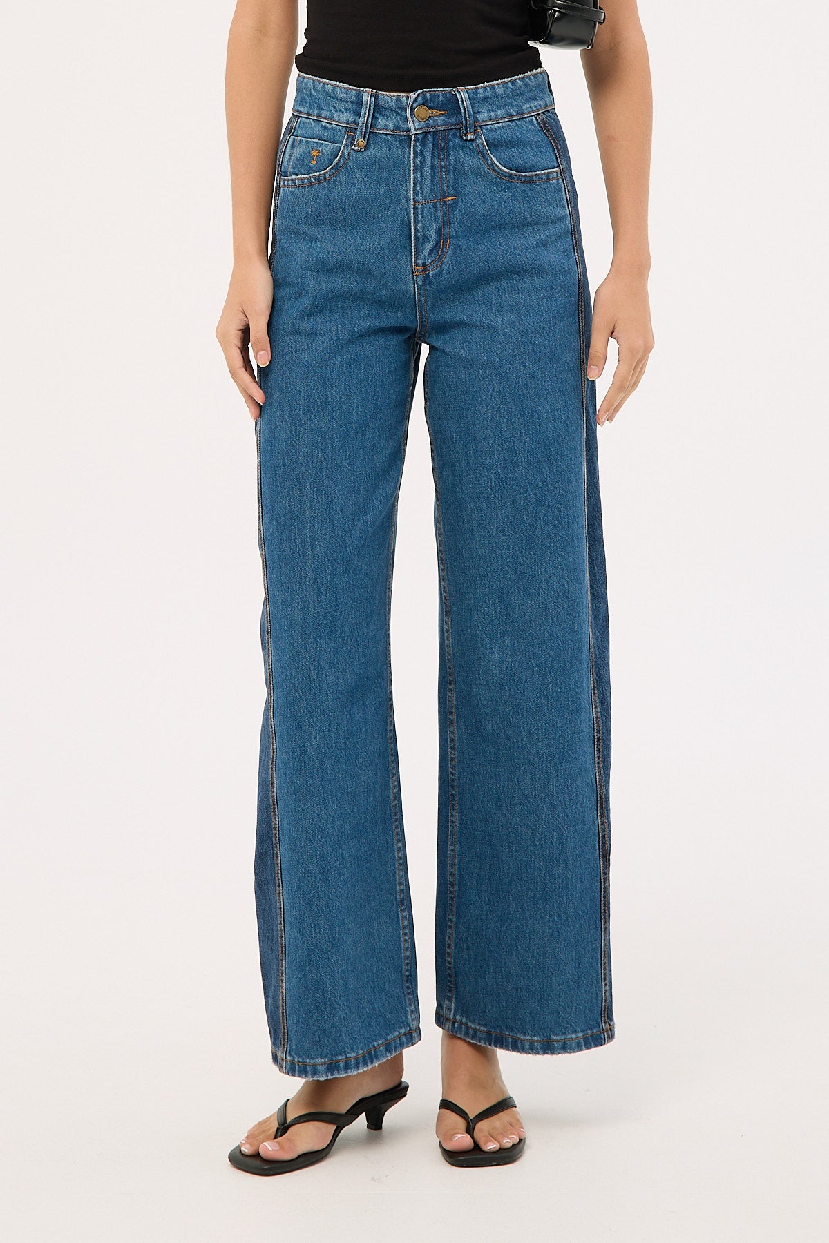 Thrills Carter jean Two Tone Blue