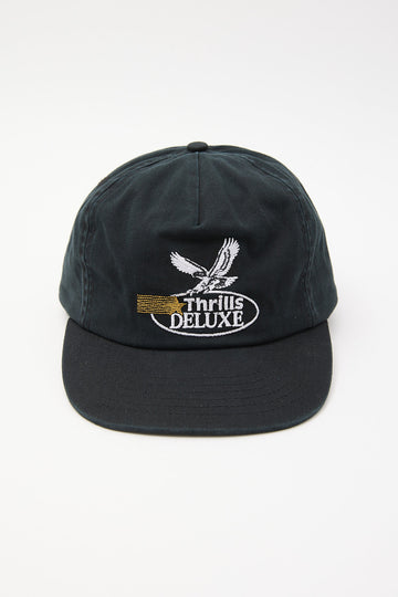 Thrills Deluxe 5 Panel Cap Black