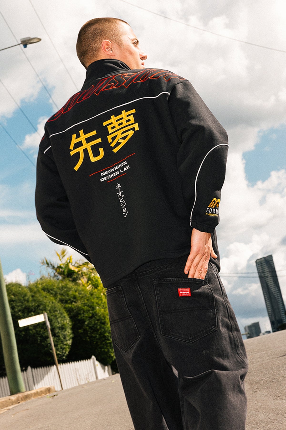 Neovision Throttle Elastic Quarter Zip Crew Black