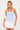 Luck & Trouble Lianna Stripe Gathered Top Blue Stripe