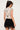 Luck & Trouble Adeline Asymmetrical Lace Mini Skirt Black