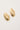 Token Oyster Shell Earrings Gold