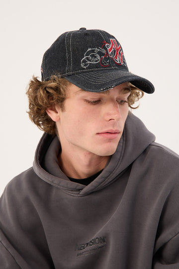 New Era 9TWENTY MILLENIUM DENIM NEW YORK YANKEES CAP BLACK DENIM