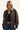 Perfect Stranger Washed Maxx Faux Leather Bomber Brown