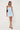 Luck & Trouble Strapless Drop Waist Mini Dress Light Blue