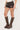 Neovision Washed PU Lace Up Micro Short Washed Brown