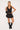Luck & Trouble Louie Pleat Ruffle Skort Black