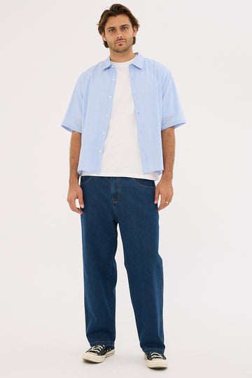 Xlarge Fire Dice Bull Denim 91 Pant Raw Indigo Denim