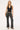 Luck & Trouble Starling Low Rise Bootcut Pant Grey Pinstripe