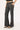 Luck & Trouble Starling Low Rise Bootcut Pant Grey Pinstripe