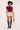 Luck & Trouble Clue Mid Rise Skort Beige Check