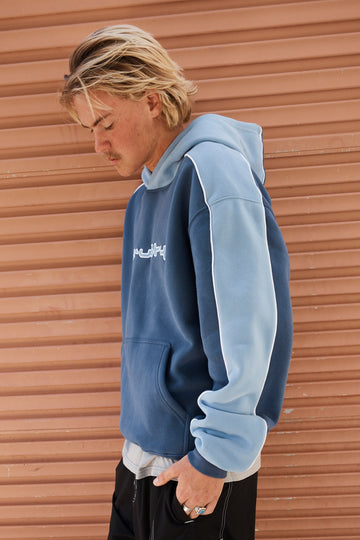 Rusty Panela Anderson Hooded Fleece Atlantic Blue