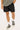 Common Need Relaxed Cargo Short Washed Black