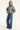 Rusty Flip Mommy Low Rise Wide Leg Jean Blasted Middy Blue Denim