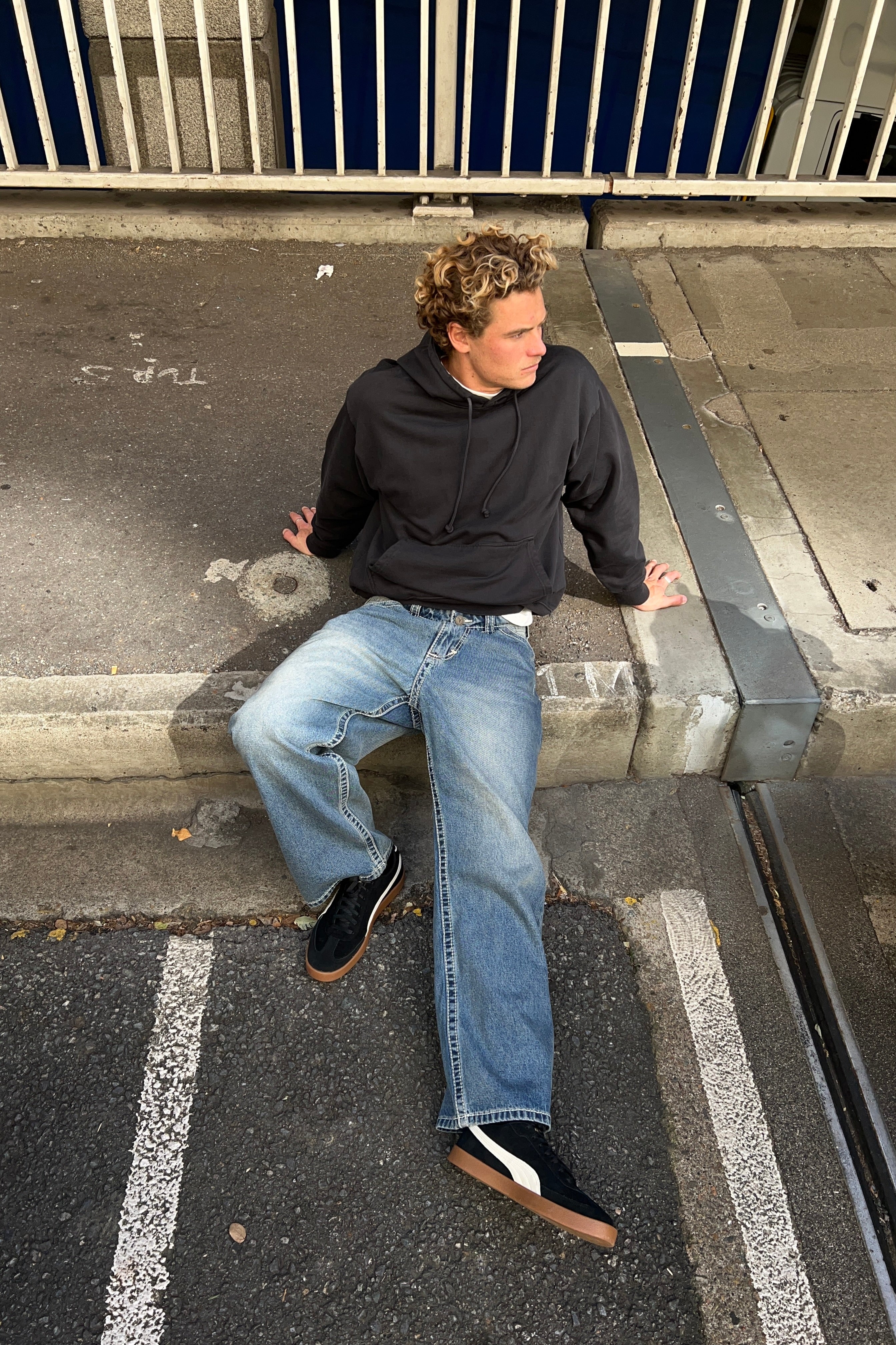 Abrand A6 Big Stitch Max Mid Vintage Indigo