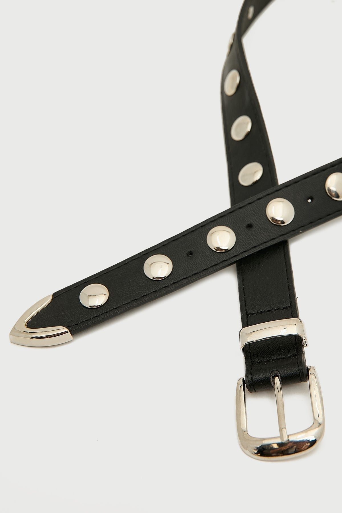 Perfect Stranger Sol Studded Belt Black