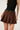 Perfect Stranger Luca Mid Rise Pleated  Skort Brown