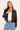 Perfect Stranger Kandice Pu Zip Up Jacket Dark Brown