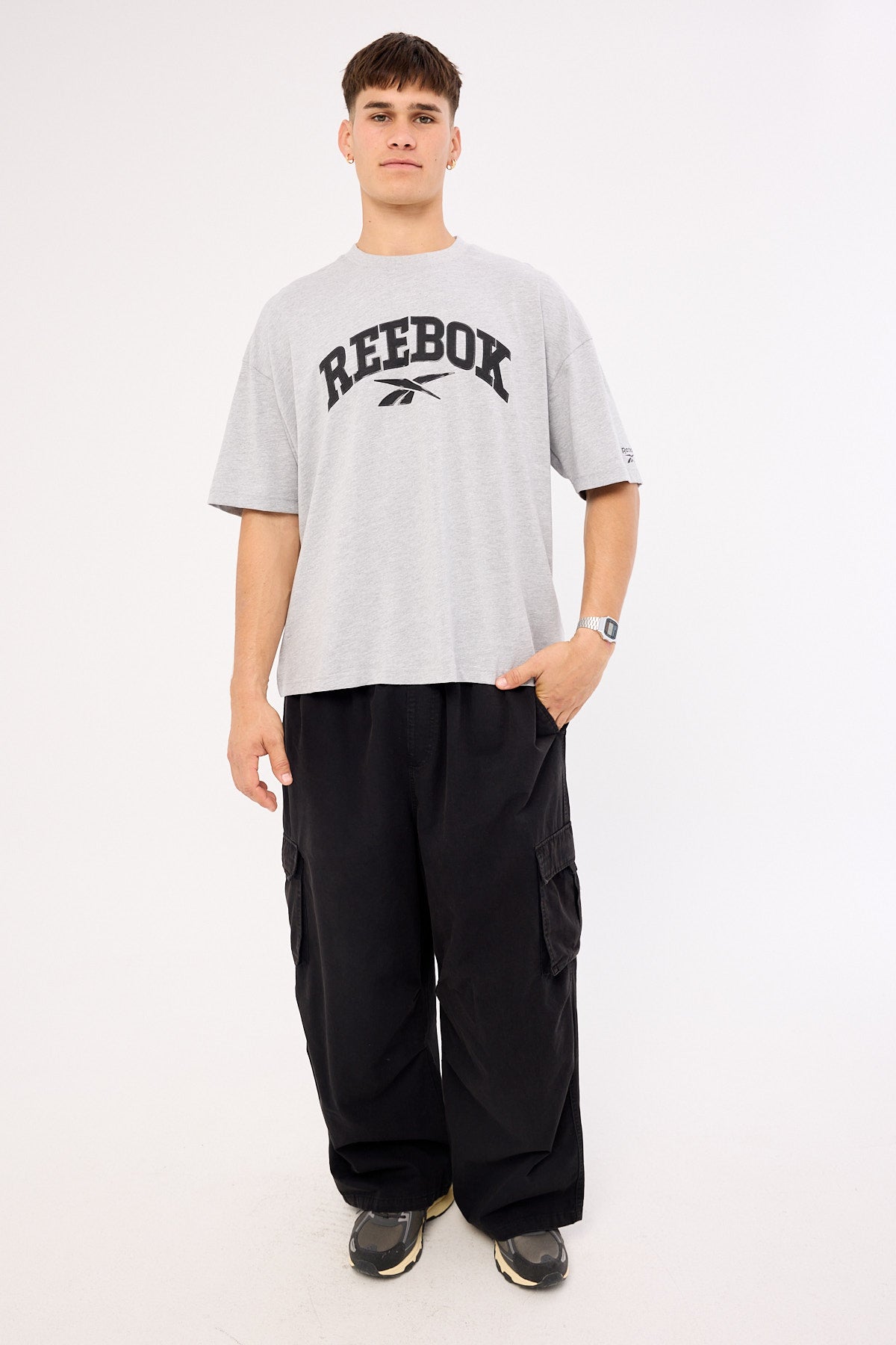 Reebok Paul SS Tee Light Grey Marle