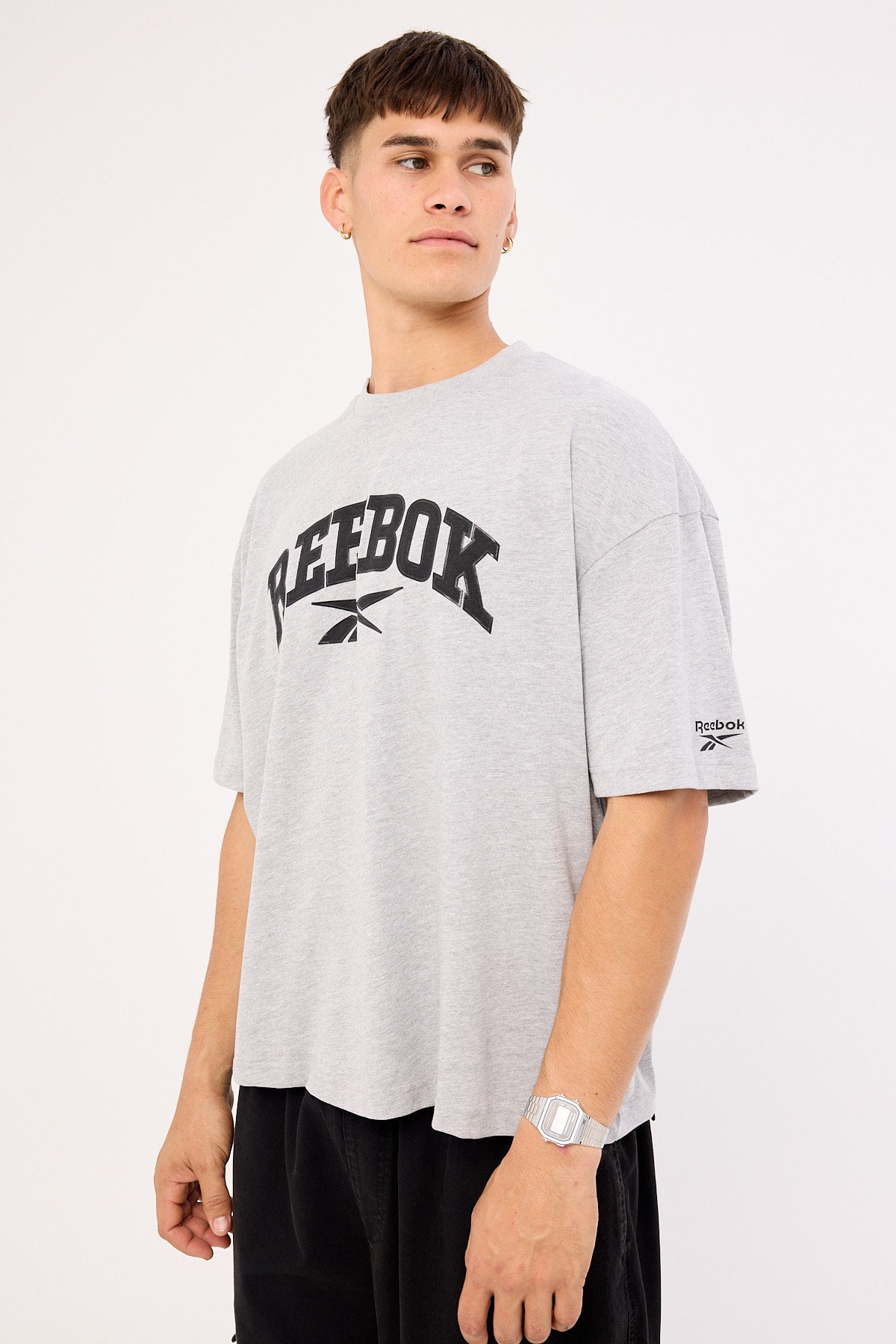 Reebok Paul SS Tee Light Grey Marle