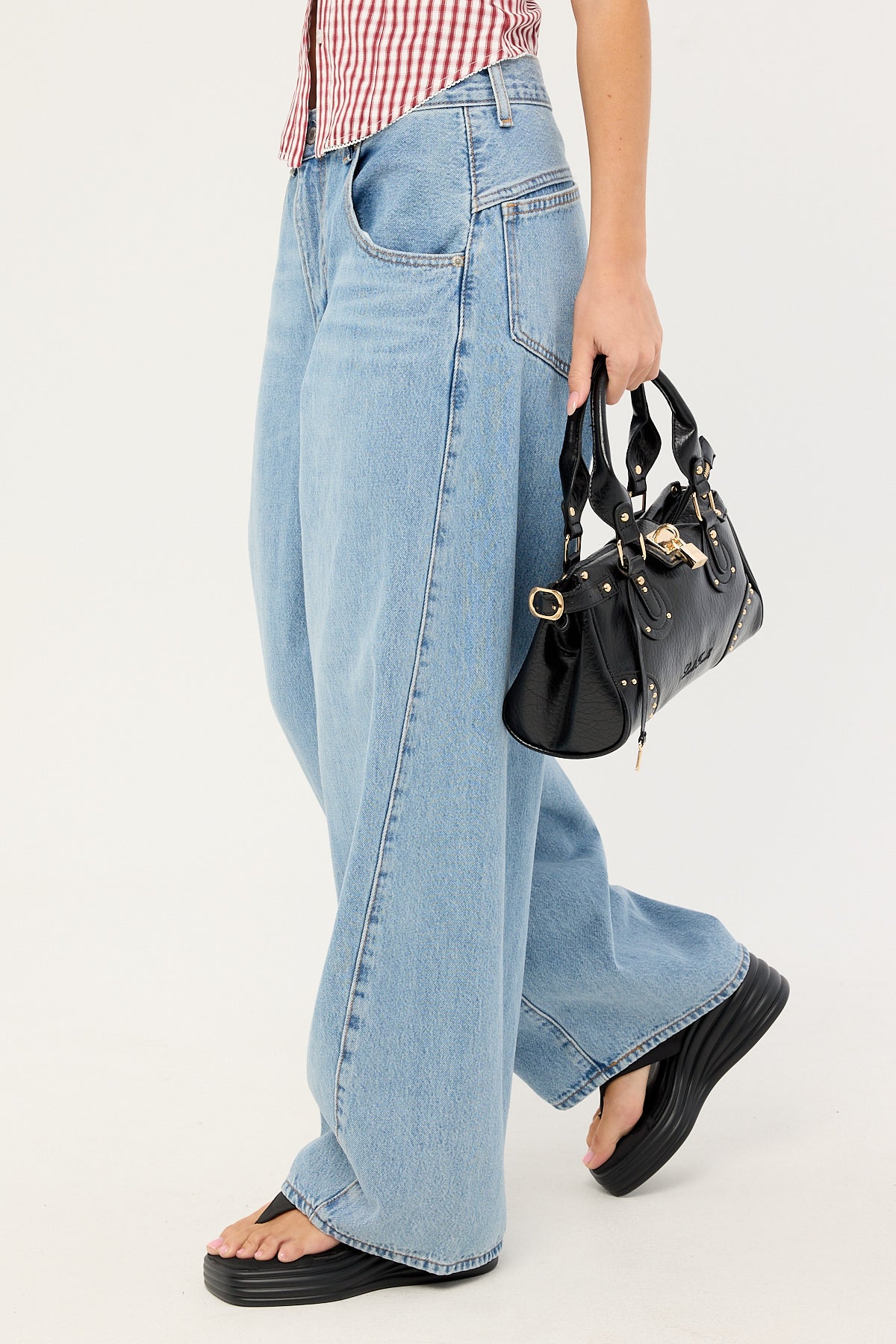 Levi's Super Baggy Barrel Jean Mid Blue Denim