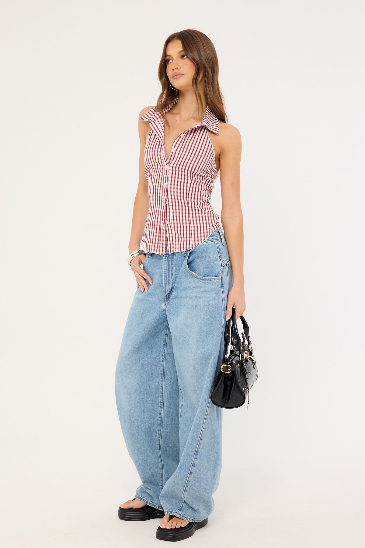 Levi's Super Baggy Barrel Jean Mid Blue Denim