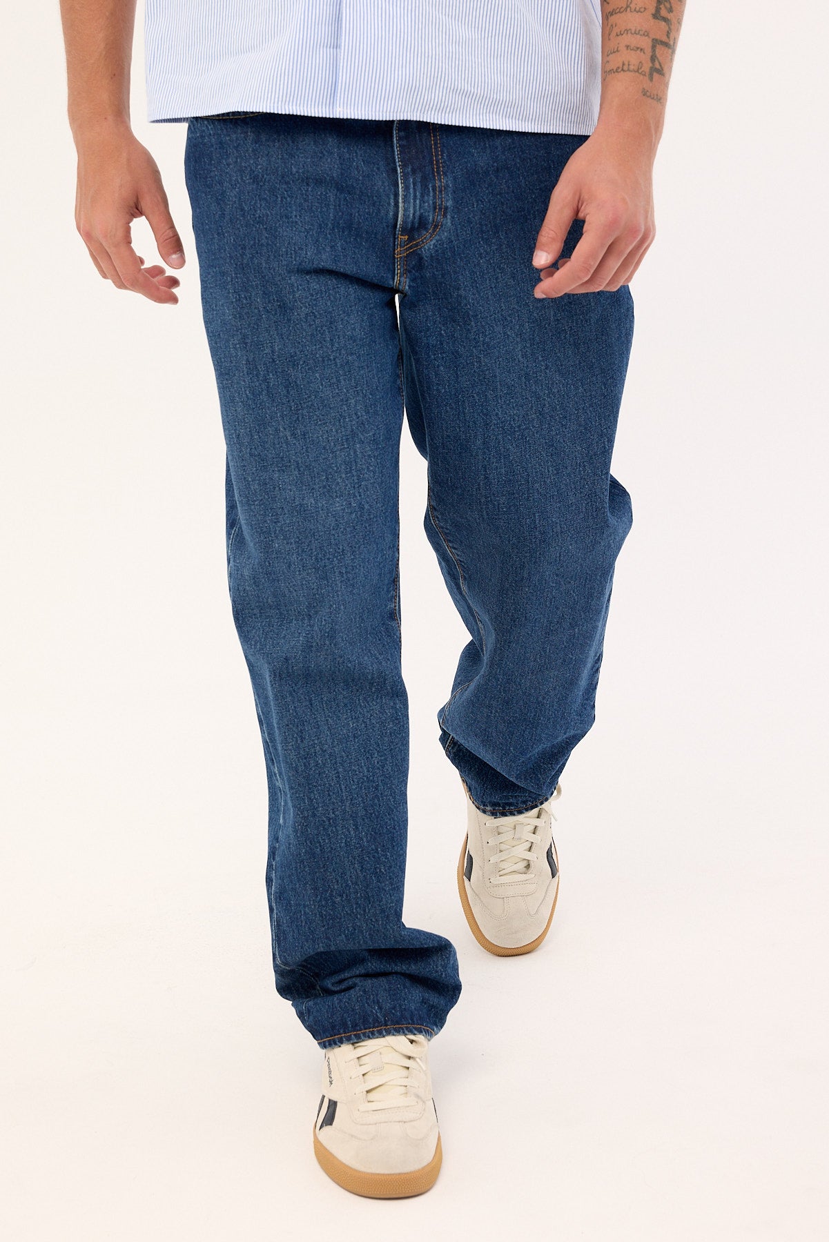 Levi's 568 LOOSE STRAIGHT CHECK THE SCORE