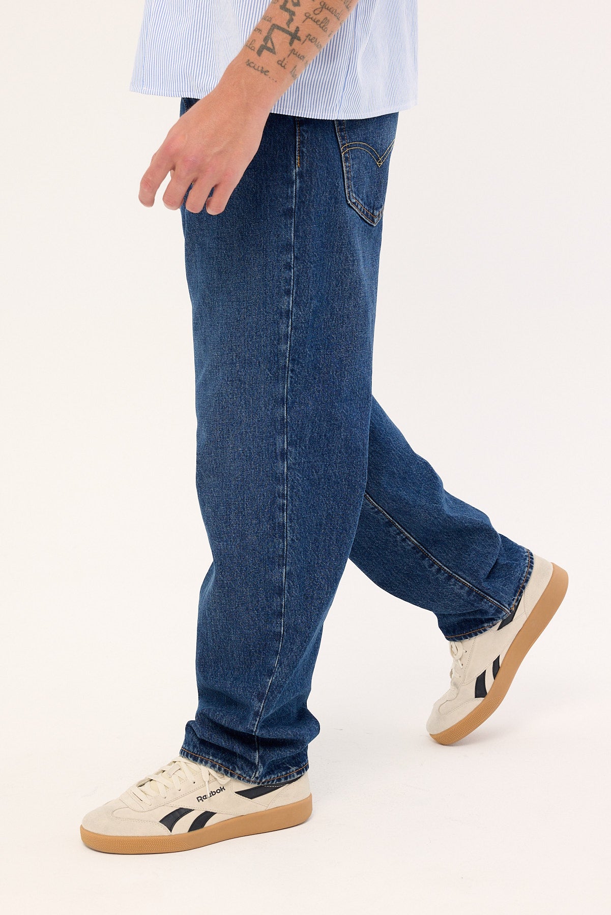 Levi's 568 LOOSE STRAIGHT CHECK THE SCORE