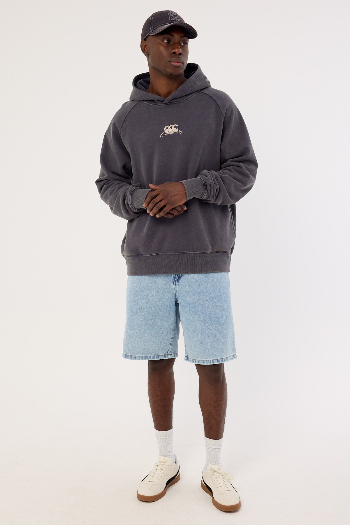 Canterbury Heritage Washed Hoodie 96E India Ink