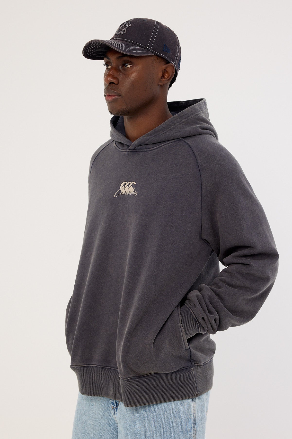 Canterbury Heritage Washed Hoodie 96E India Ink