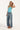 Motel Low Rise Parallel Jean Vintage Bleach Blue Denim