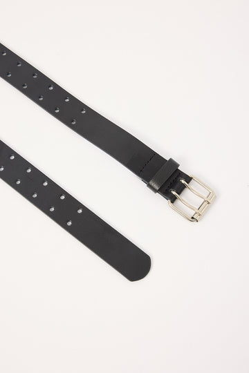 Neovision Cipher Leather Belt Black