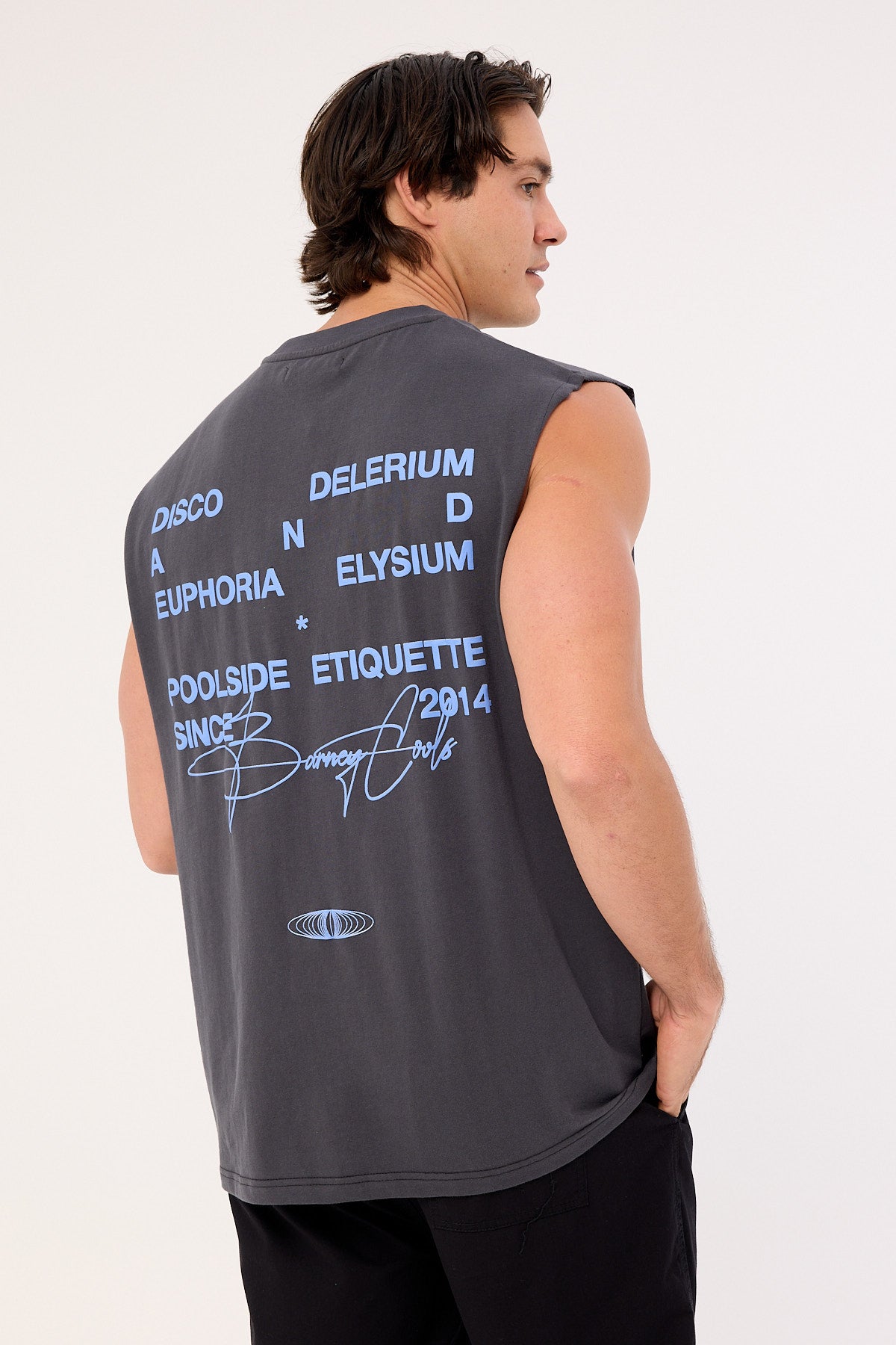 Barney Cools Euphoria Muscle Washed Black