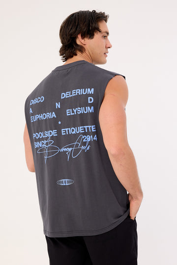 Barney Cools Euphoria Muscle Washed Black