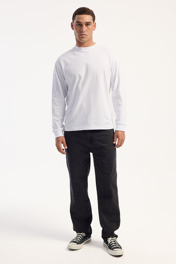 Worship Lounger Jean Worship Washed Black