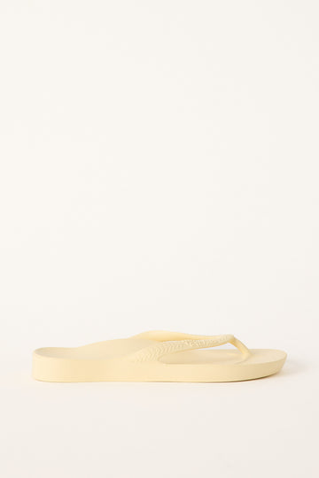 Archies Footwear Womens Arch Support Thong Lemon
