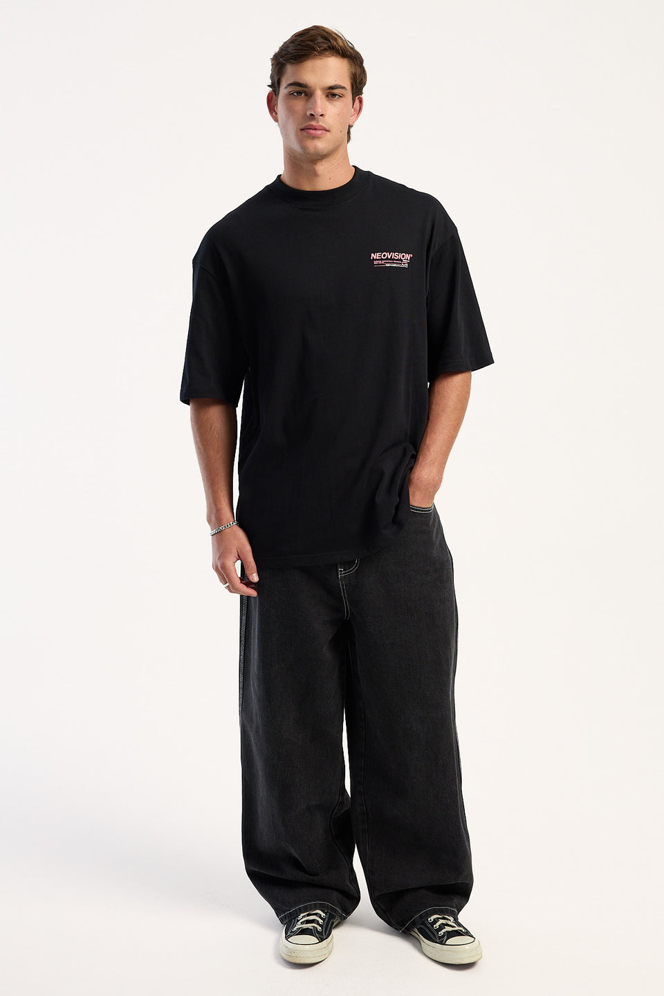 Neovision Nova Oversize Super Heavy Tee Black – Universal Store