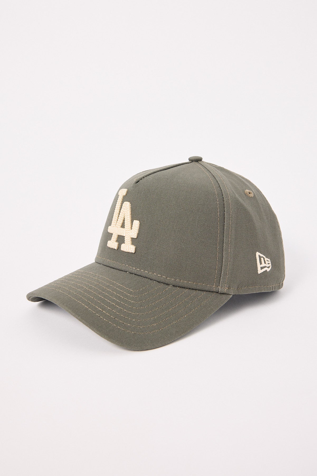 New Era 9Forty A-Frame Moss Canvas Chainstitch Los Angeles Dodg Moss/Moss UV